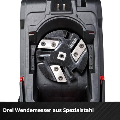 Einhell Akku-Messerhäcksler REDAXXO 36/25 Power X-Change (36 V, max. 25 mm Aststärke, 3 Wendemesser aus Stahl, 55 L Fangsack, Transportgriff, Stopfer)
