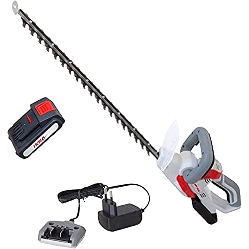 IKRA 81002880 Elektro Gartenhäcksler Walzenhäcksler ILH 3000 A & Akku Heckenschere IAHS 20-1 inkl. Akku 20V & Akku-Ladestation, Schnittlänge 54cm